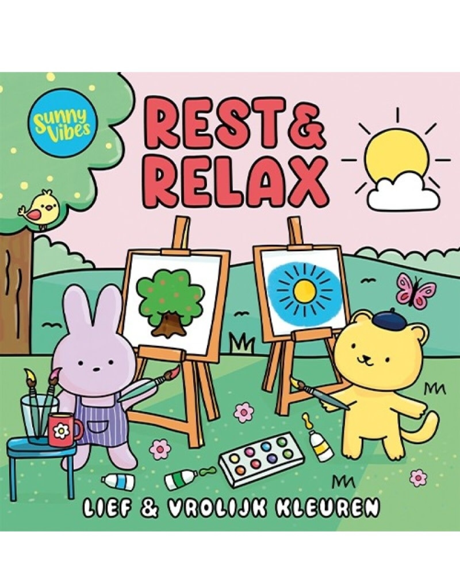 Lantaarn Kleurboek Sunny vibes - Rest & relax
