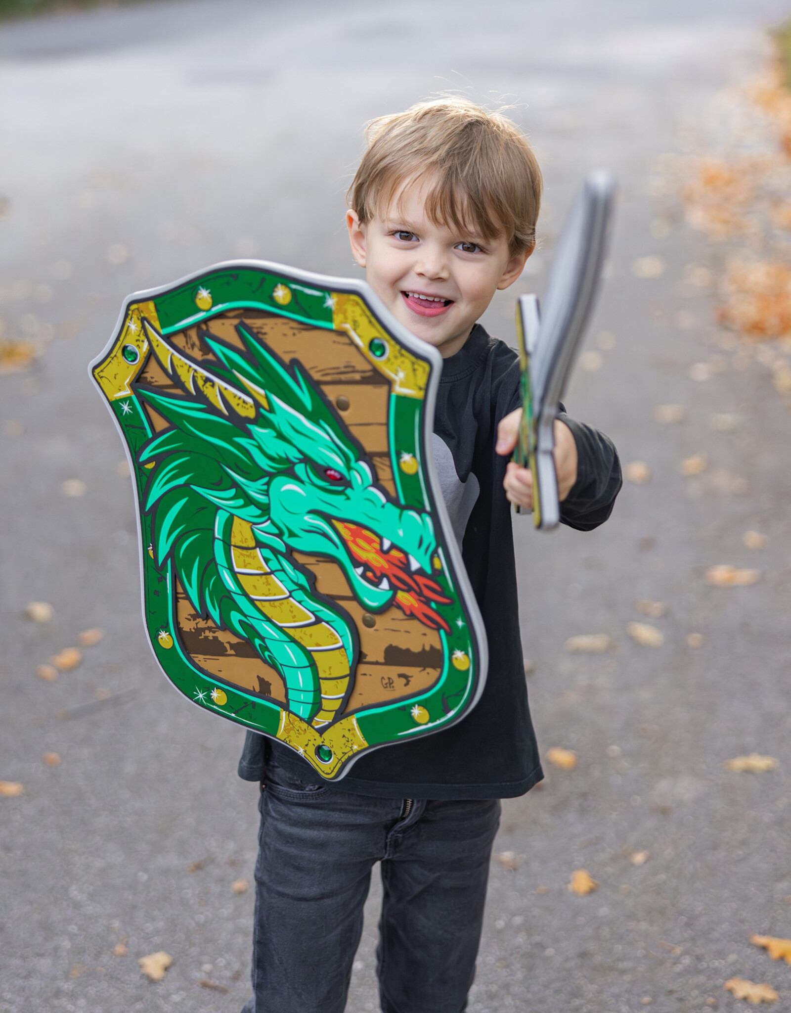 Great Pretenders Schild Green Dragon