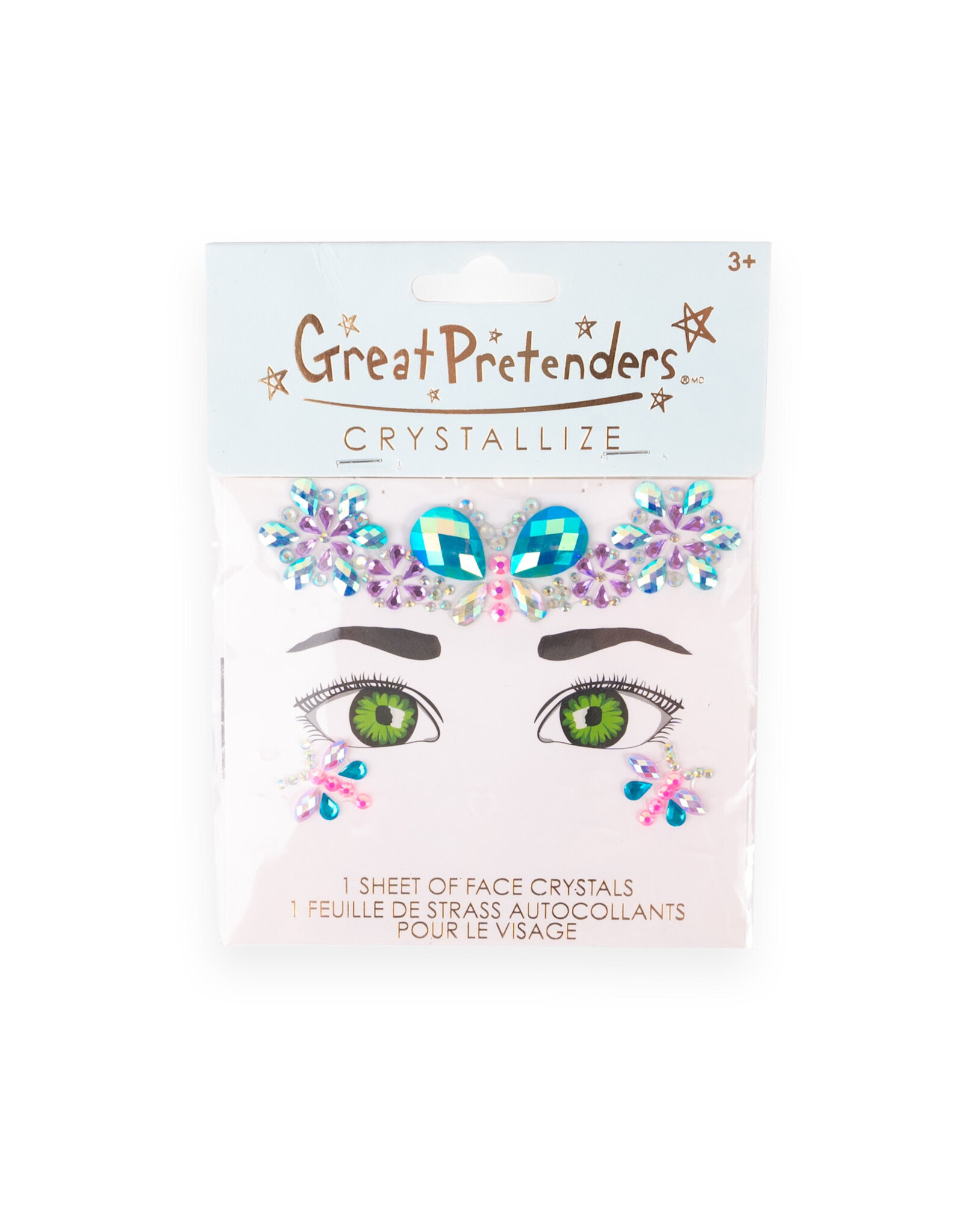 Great Pretenders Face Crystals Butterfly Garden