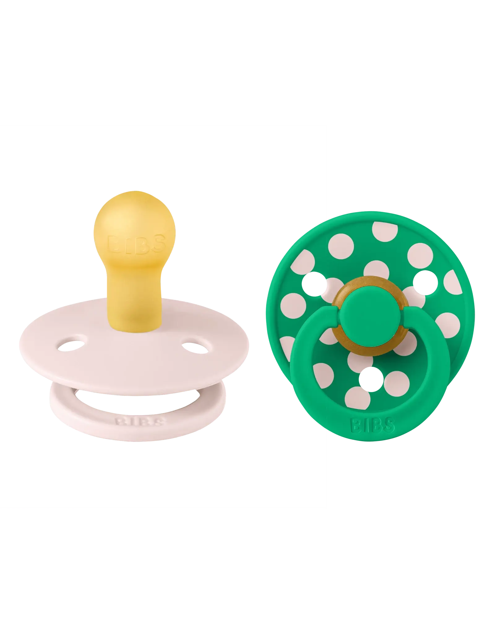 BIBS Fopspeen set BIBS Studio Colour Polka Petal / Cactus