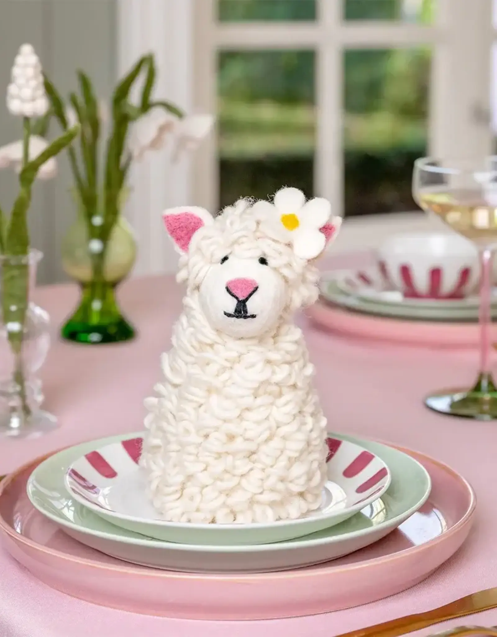 Sjaal met Verhaal Schaap met margrietje