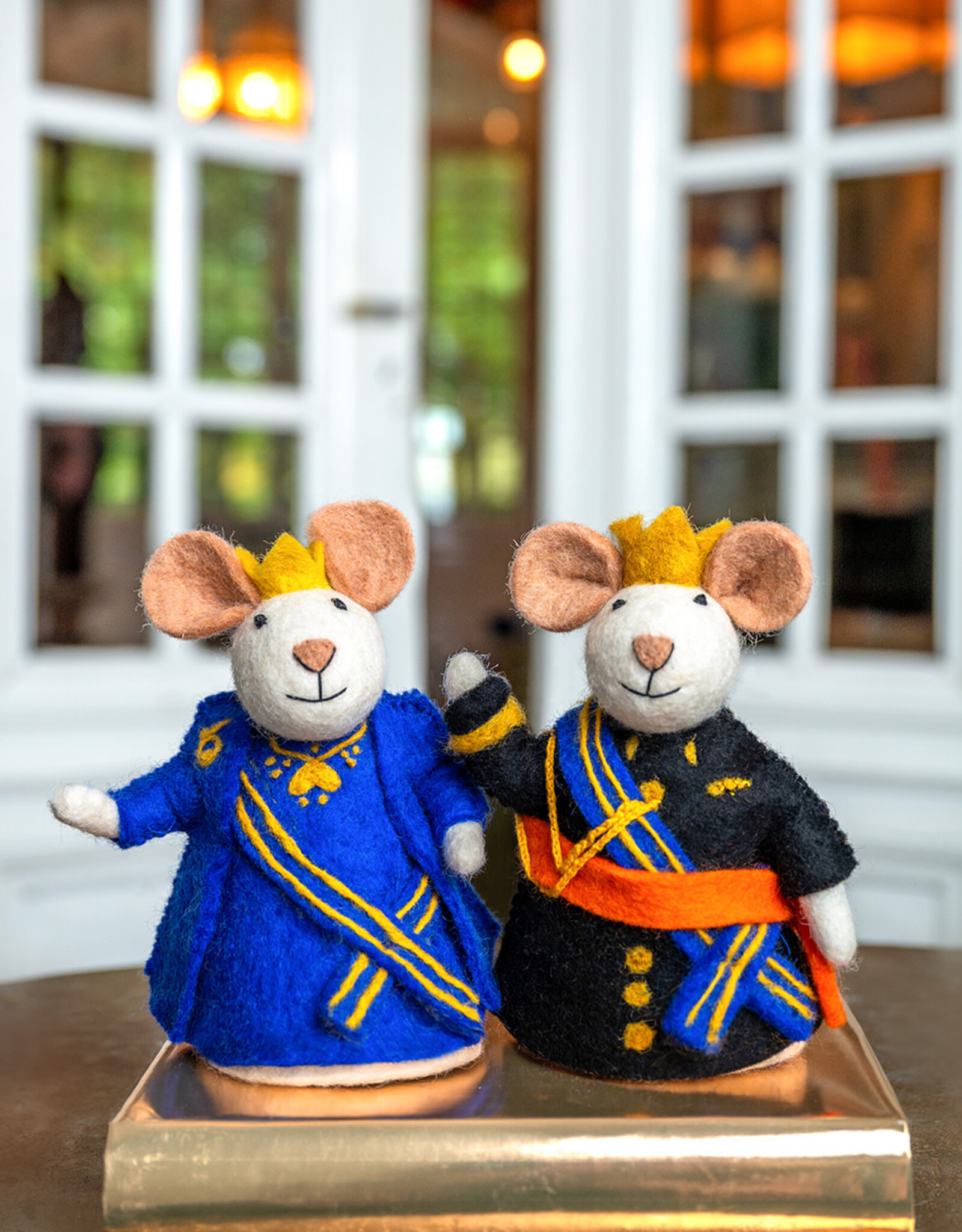 Sjaal met Verhaal Muis Koning & Koningin