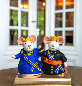 Sjaal met Verhaal Muis Koning & Koningin