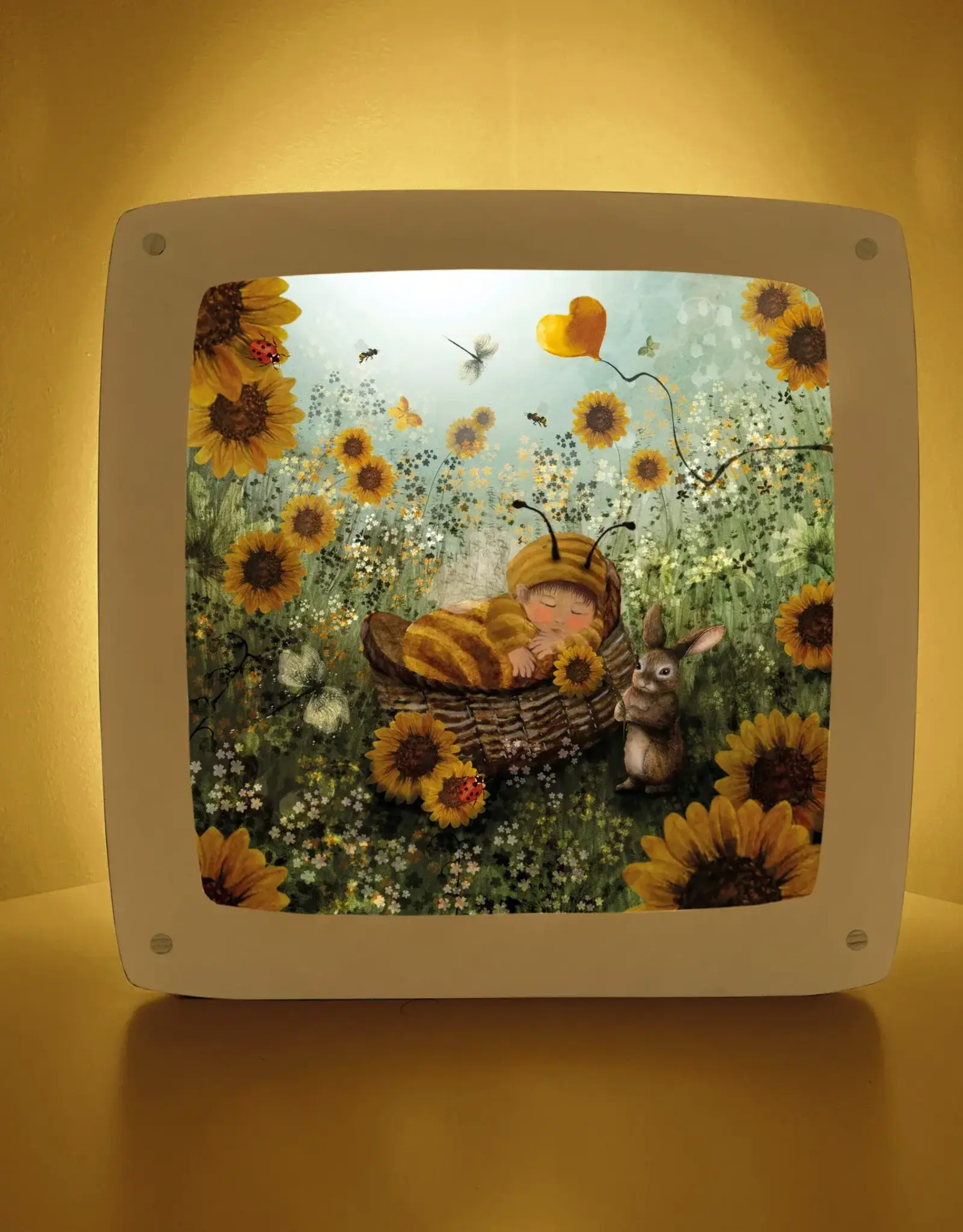 Bijdehansje Seizoensplaat My little honeybee