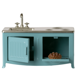 Maileg Keuken Muis blauw