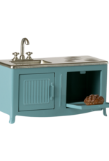 Maileg Keuken Muis blauw