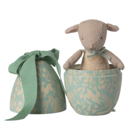 Maileg Paasei Dusty mint met micro lammetje