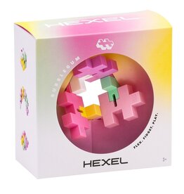 Plus-Plus Fidget Hexel Bubblegum