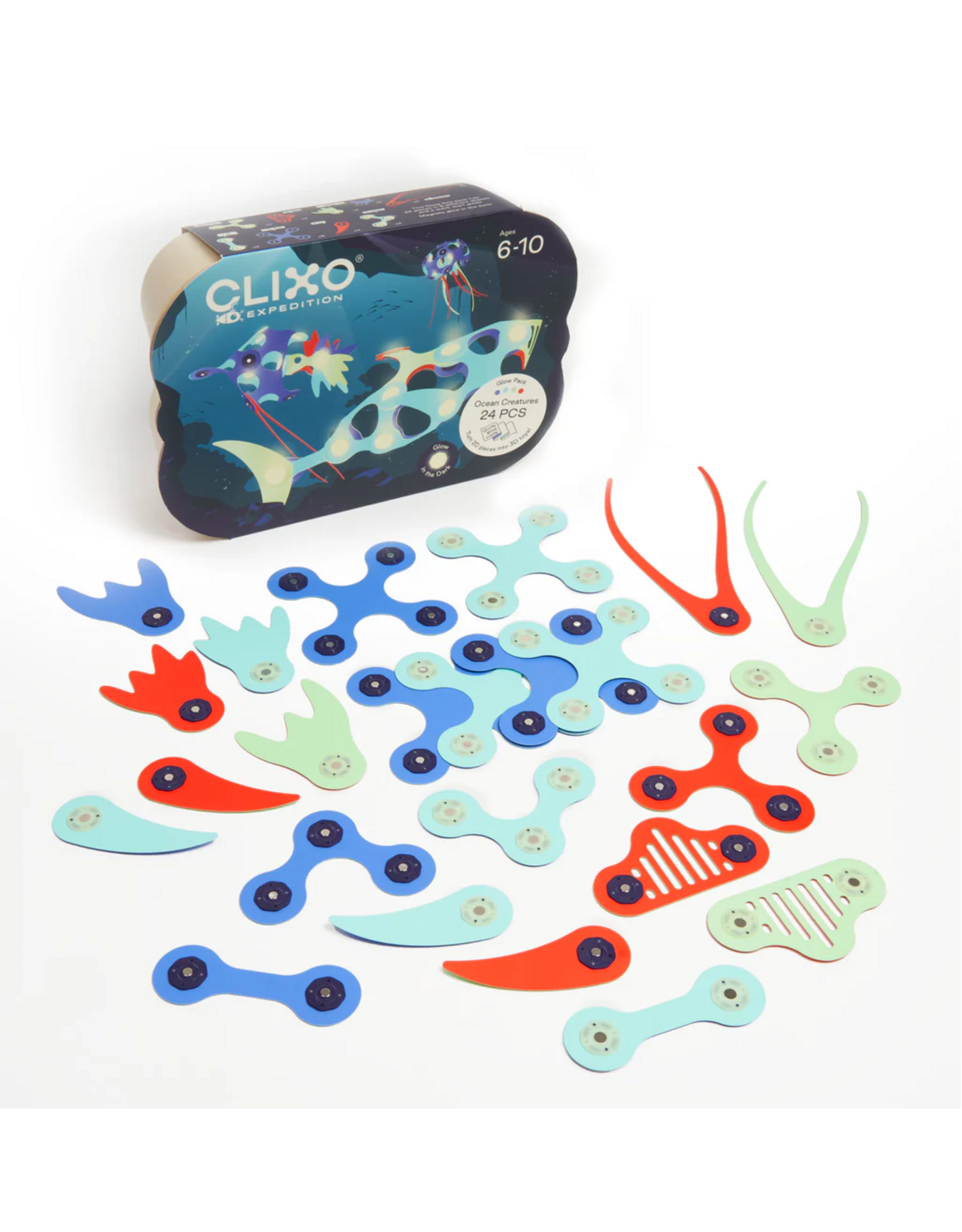 Clixo Ocean Creatures - Adventure Pack