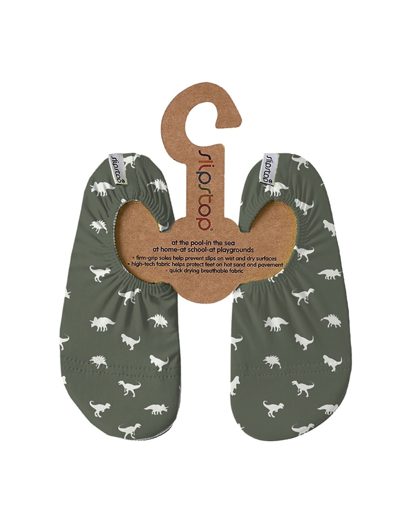 Slipstop Slipstop schoentjes Dino green