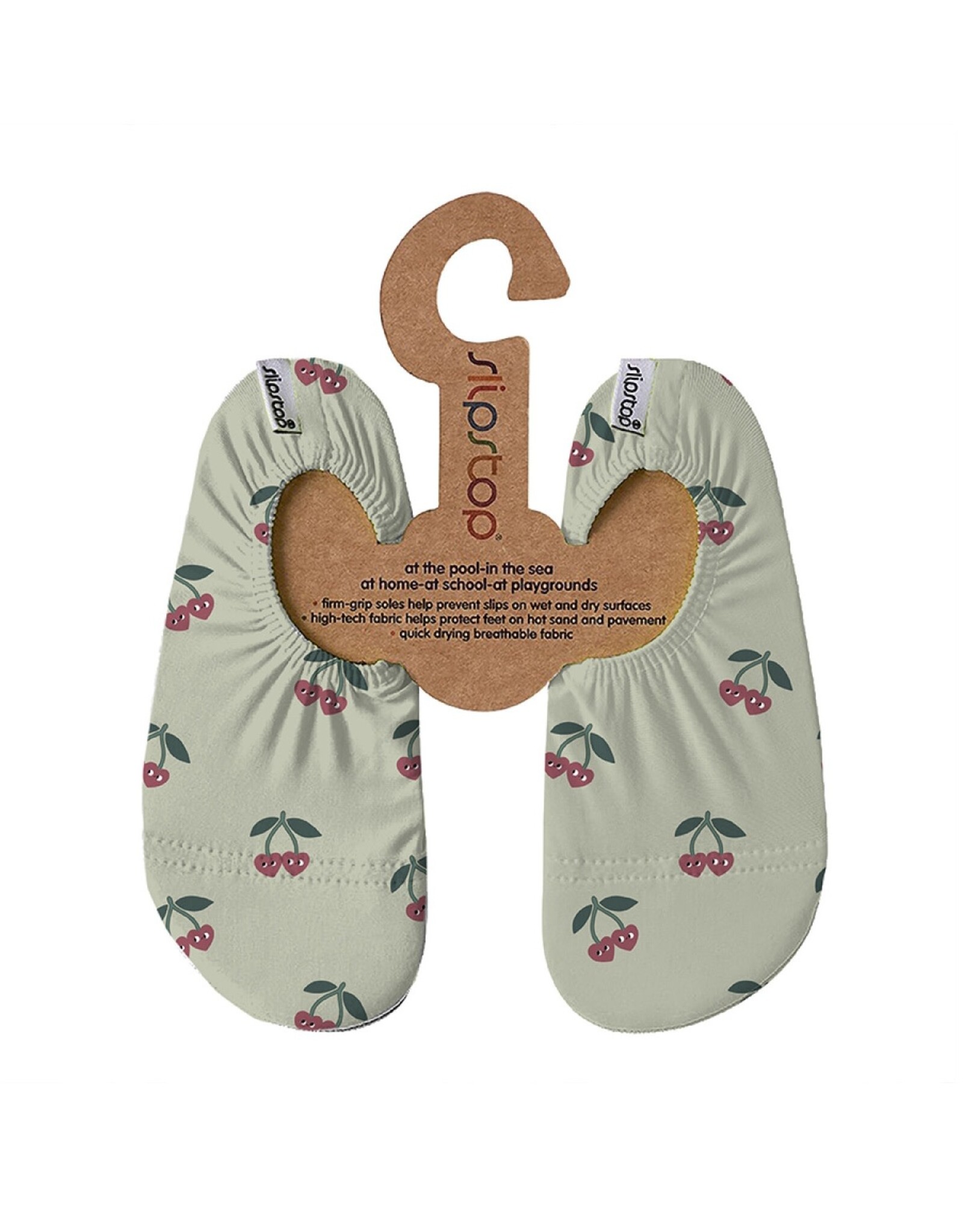 Slipstop Slipstop schoentjes Cherry green