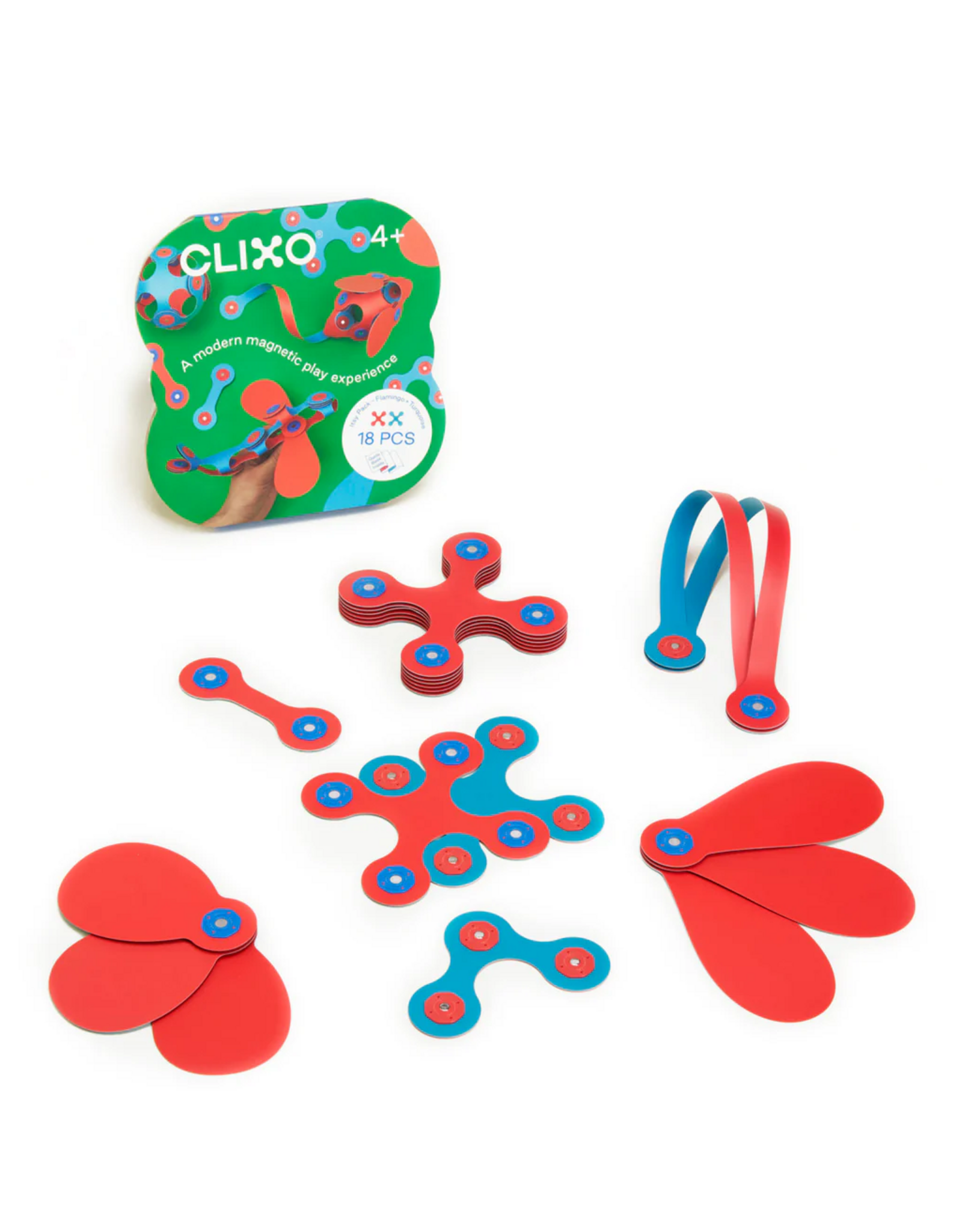 Clixo Itsy Pack - Flamingo/Turquoise
