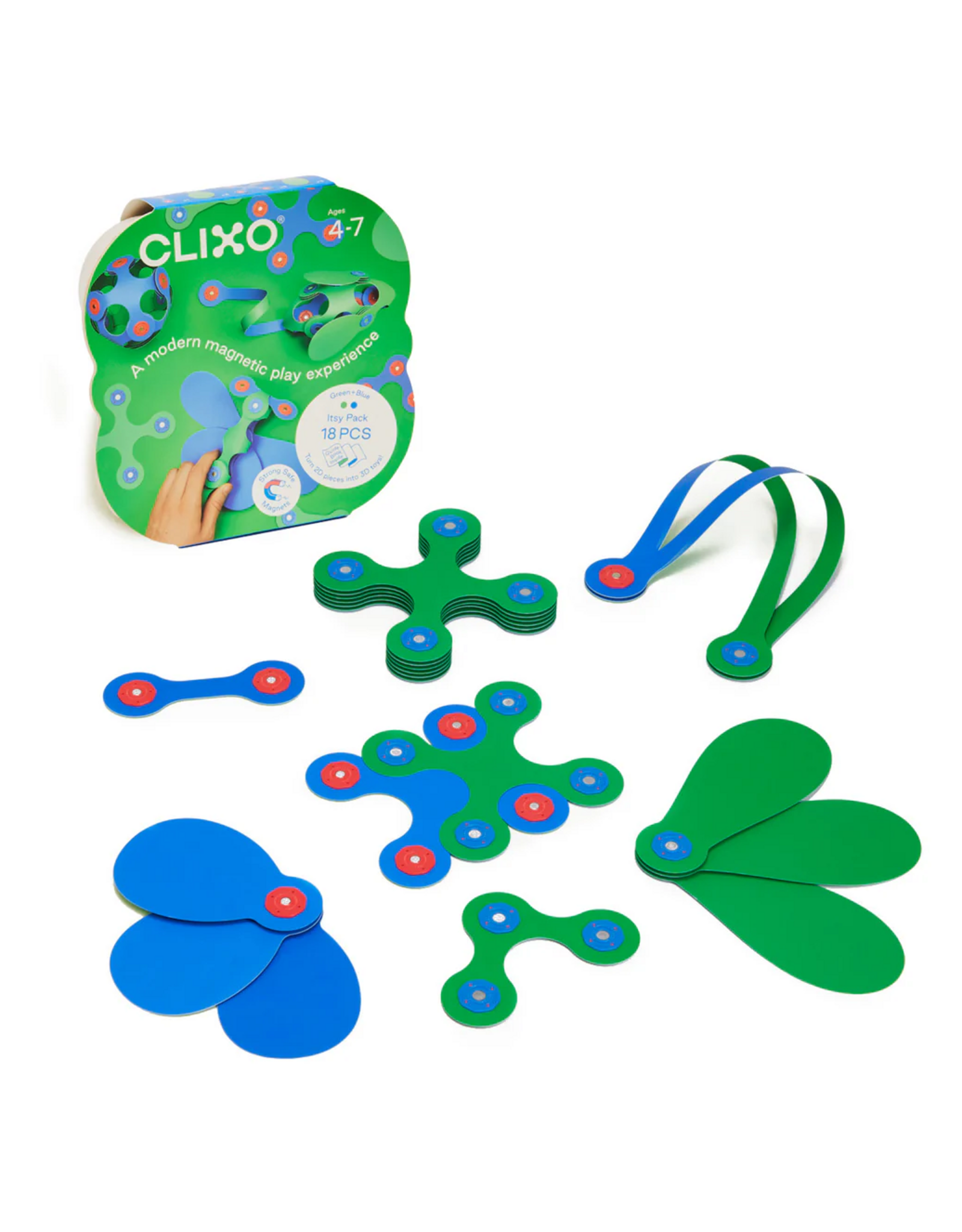 Clixo Itsy Pack - Green / Blue