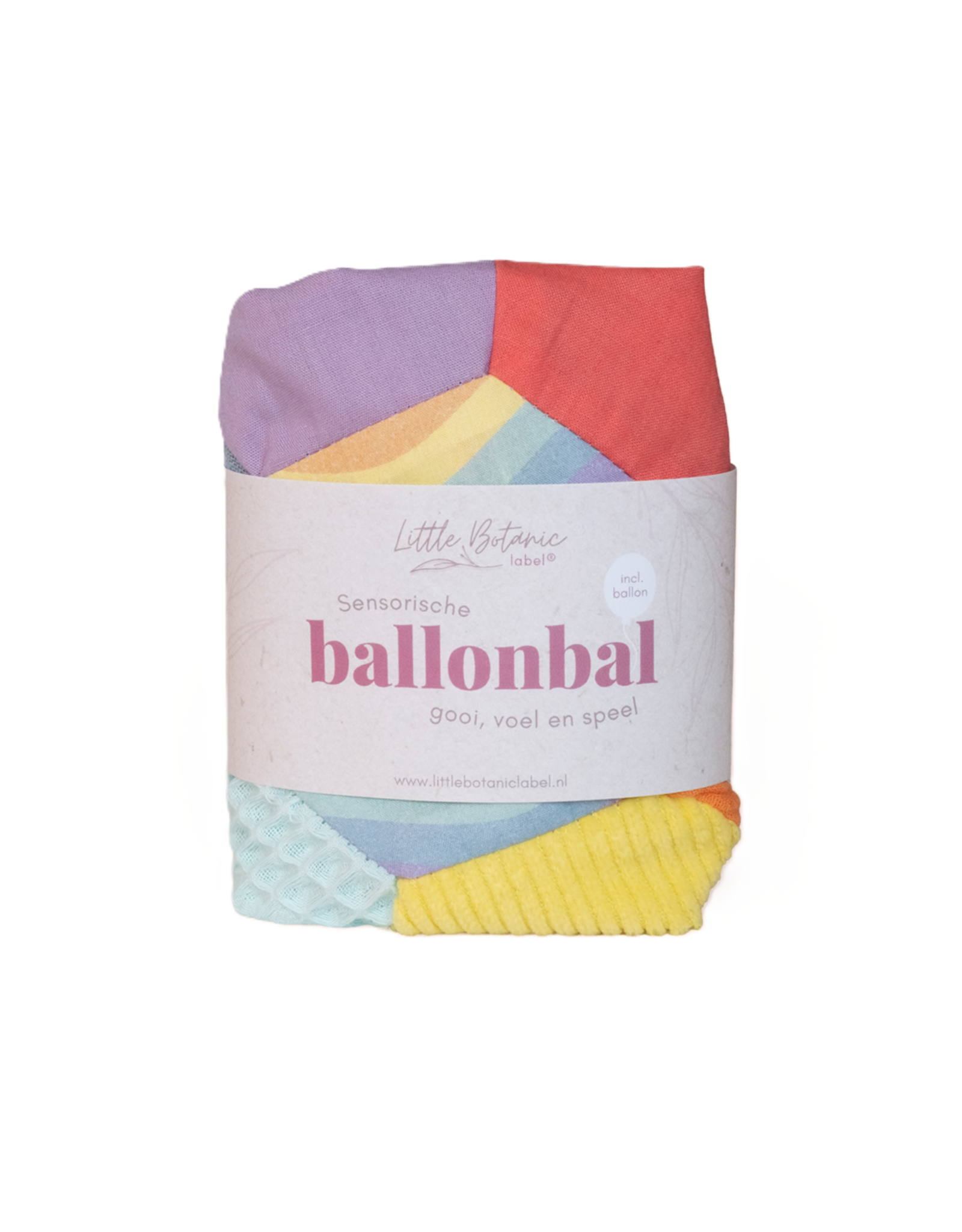 Little Botanic Label Sensorische Ballonbal -  pastel