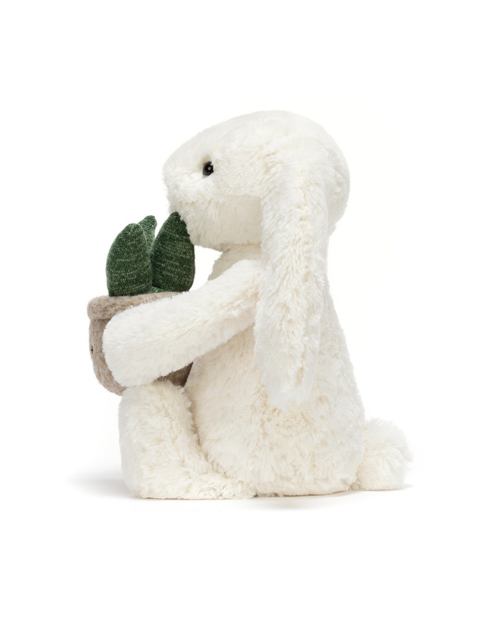 Jellycat Cream Bunny with Plant