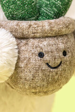 Jellycat Cream Bunny with Plant