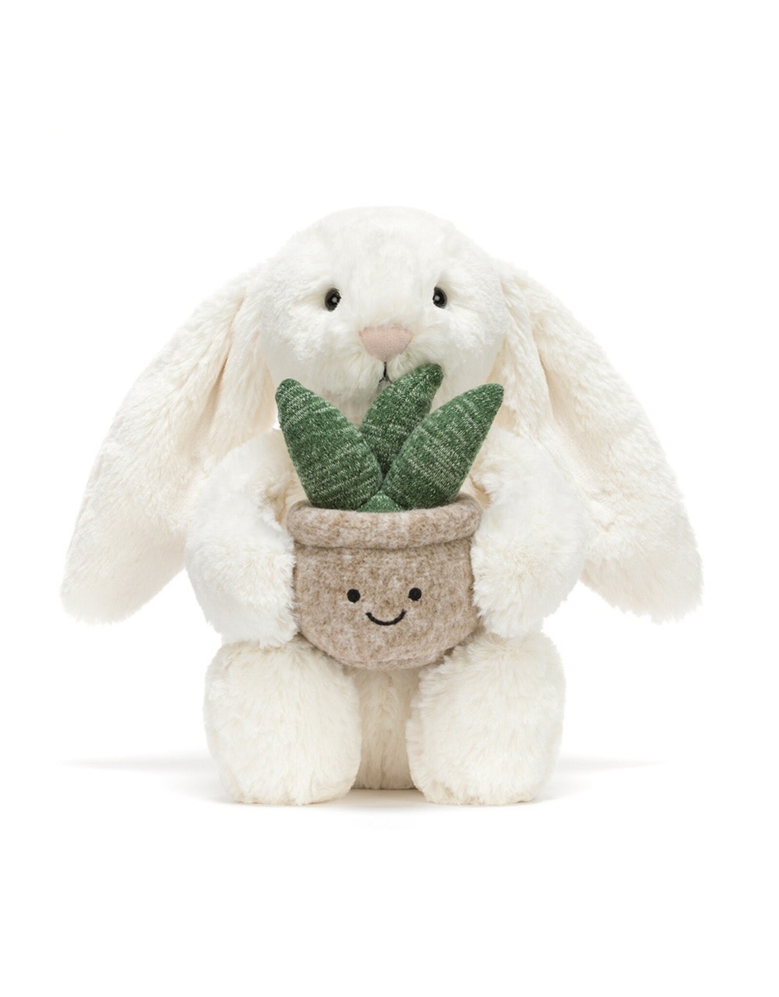 Jellycat Cream Bunny with Plant