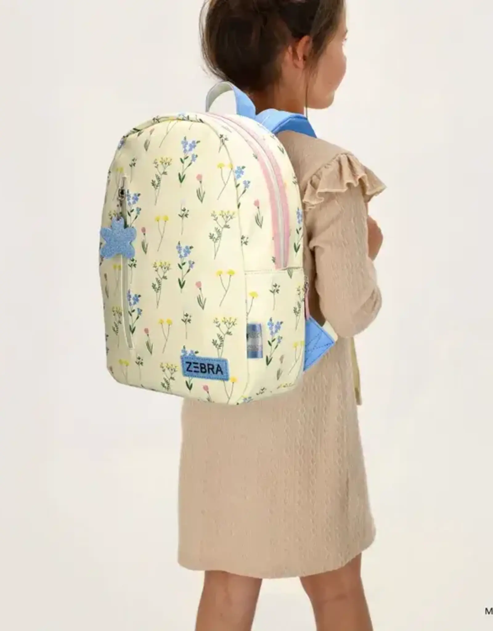 Zebra Trends Rugzak Floral Cream