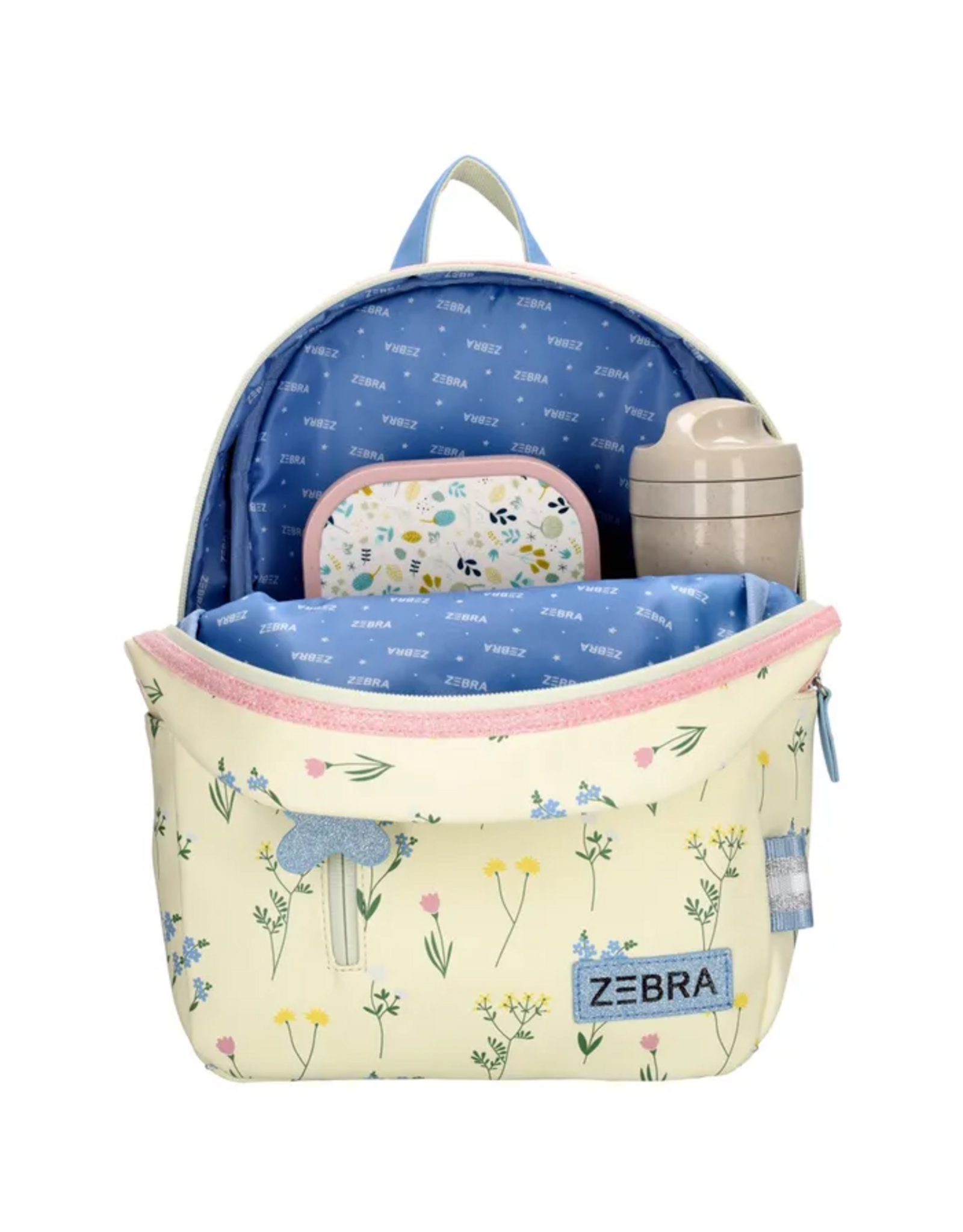 Zebra Trends Rugzak Floral Cream