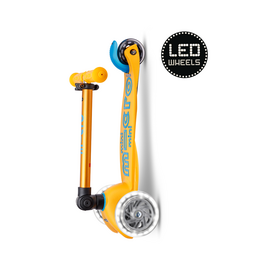 Micro Step Micro Mini Micro step Deluxe inklapbaar LED abrikoos