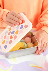A Little Lovely Company Lunchbox RVS Hartjes