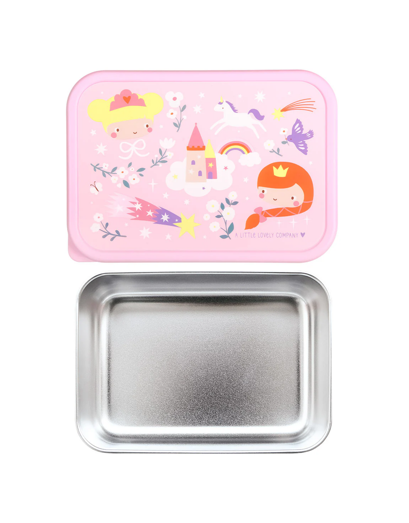 A Little Lovely Company Lunchbox RVS Prinsessen