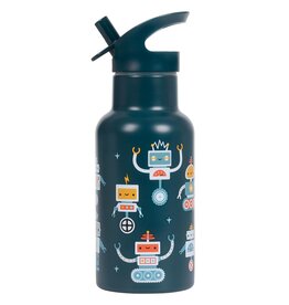 A Little Lovely Company Drinkfles RVS Robots