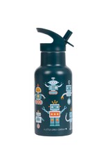 A Little Lovely Company Drinkfles RVS Robots