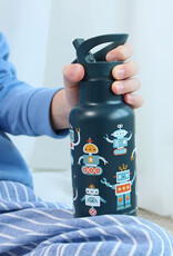 A Little Lovely Company Drinkfles RVS Robots