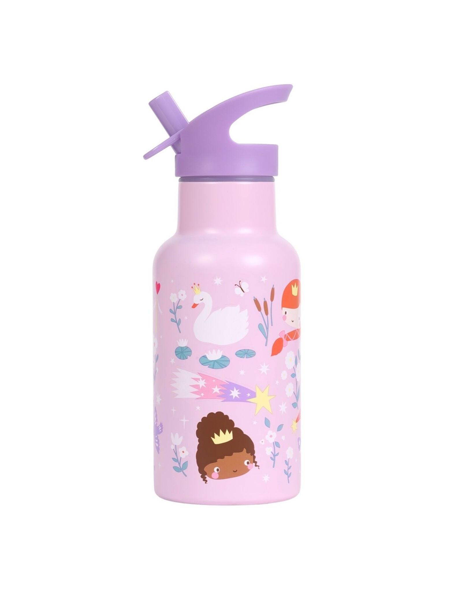 A Little Lovely Company Drinkfles RVS Prinsessen