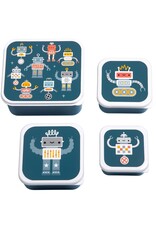 A Little Lovely Company Snackbox set Robots