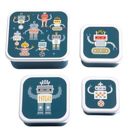 A Little Lovely Company Snackbox set Robots