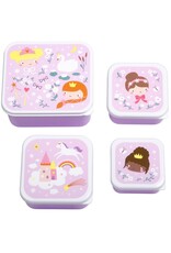 A Little Lovely Company Snackbox set Prinsessen