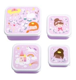 A Little Lovely Company Snackbox set Prinsessen