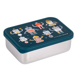 A Little Lovely Company Lunchbox RVS Robots