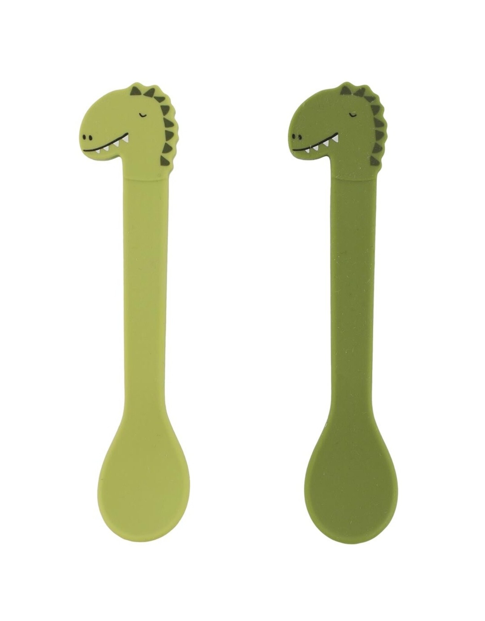 Trixie Set siliconen lepeltjes Mr. Dino