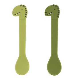 Trixie Set siliconen lepeltjes Mr. Dino