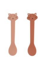 Trixie Set siliconen lepeltjes Mrs. Cat