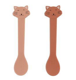 Trixie Set siliconen lepeltjes Mrs. Cat