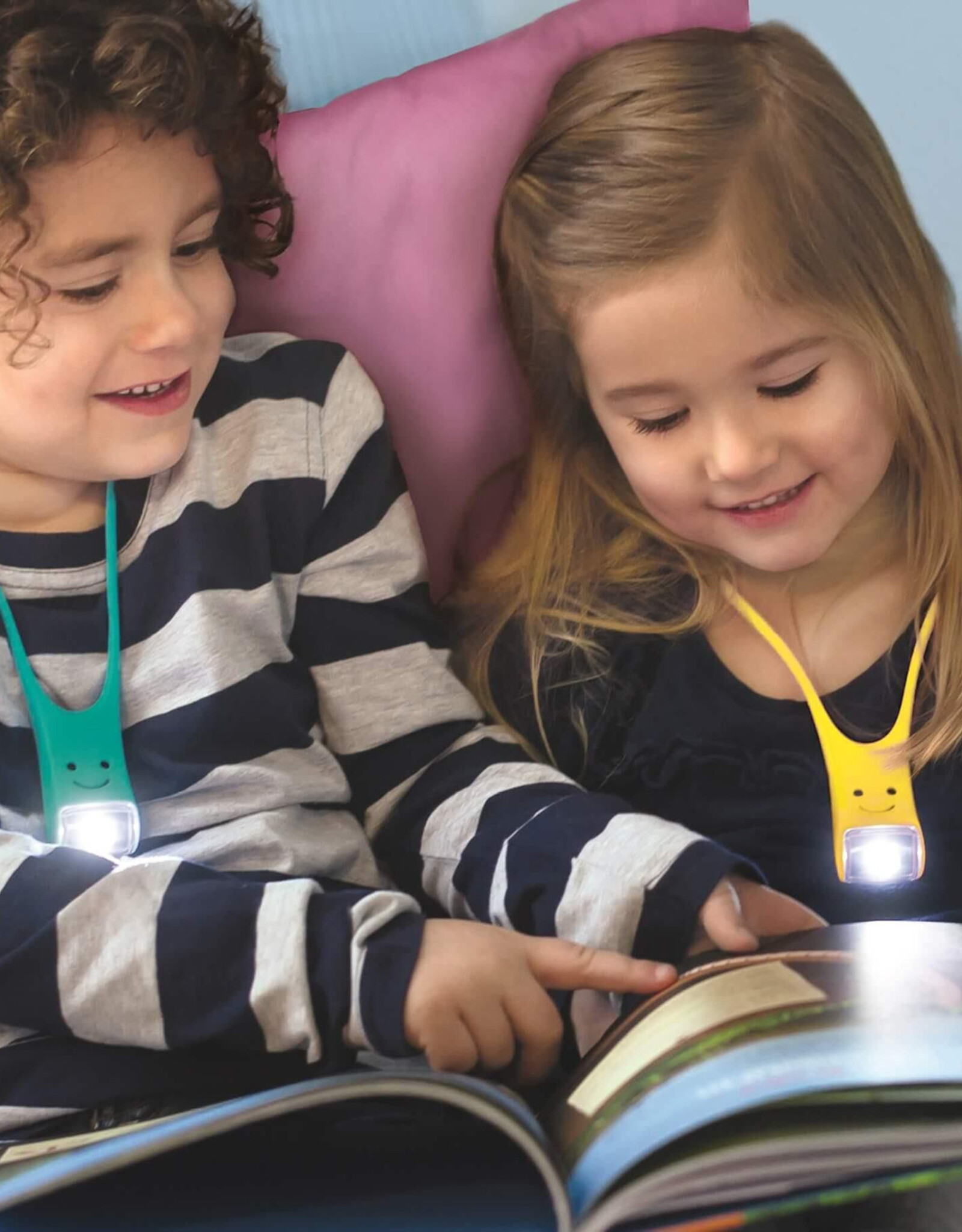 Kinder leeslampje verstelbaar turquoise