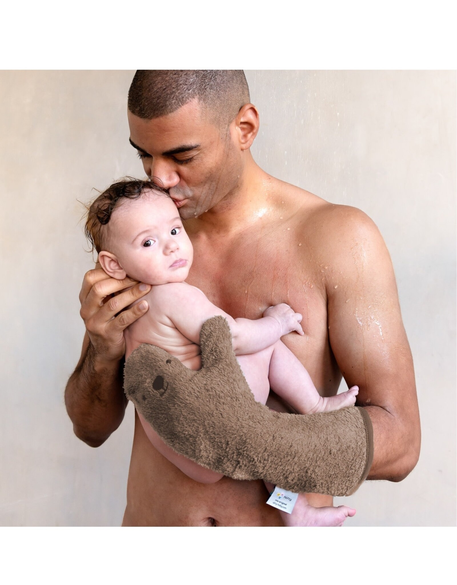Nifty Baby Shower Glove Mocha
