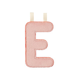 Lilliputiens Letters Lilliputiens E glow roze