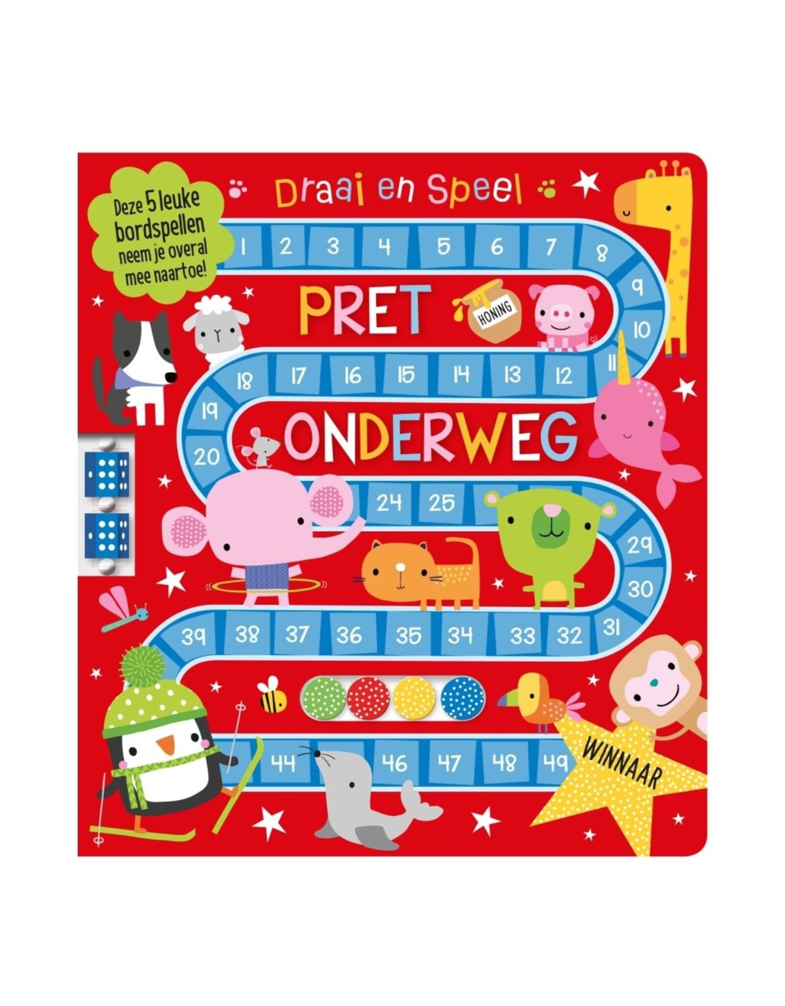 De Fontein Spelletjesboek Pret onderweg