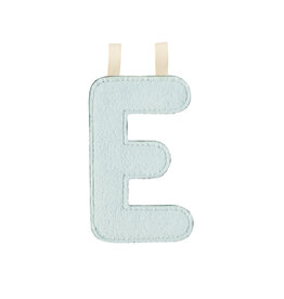 Lilliputiens Letters Lilliputiens E glow blauw