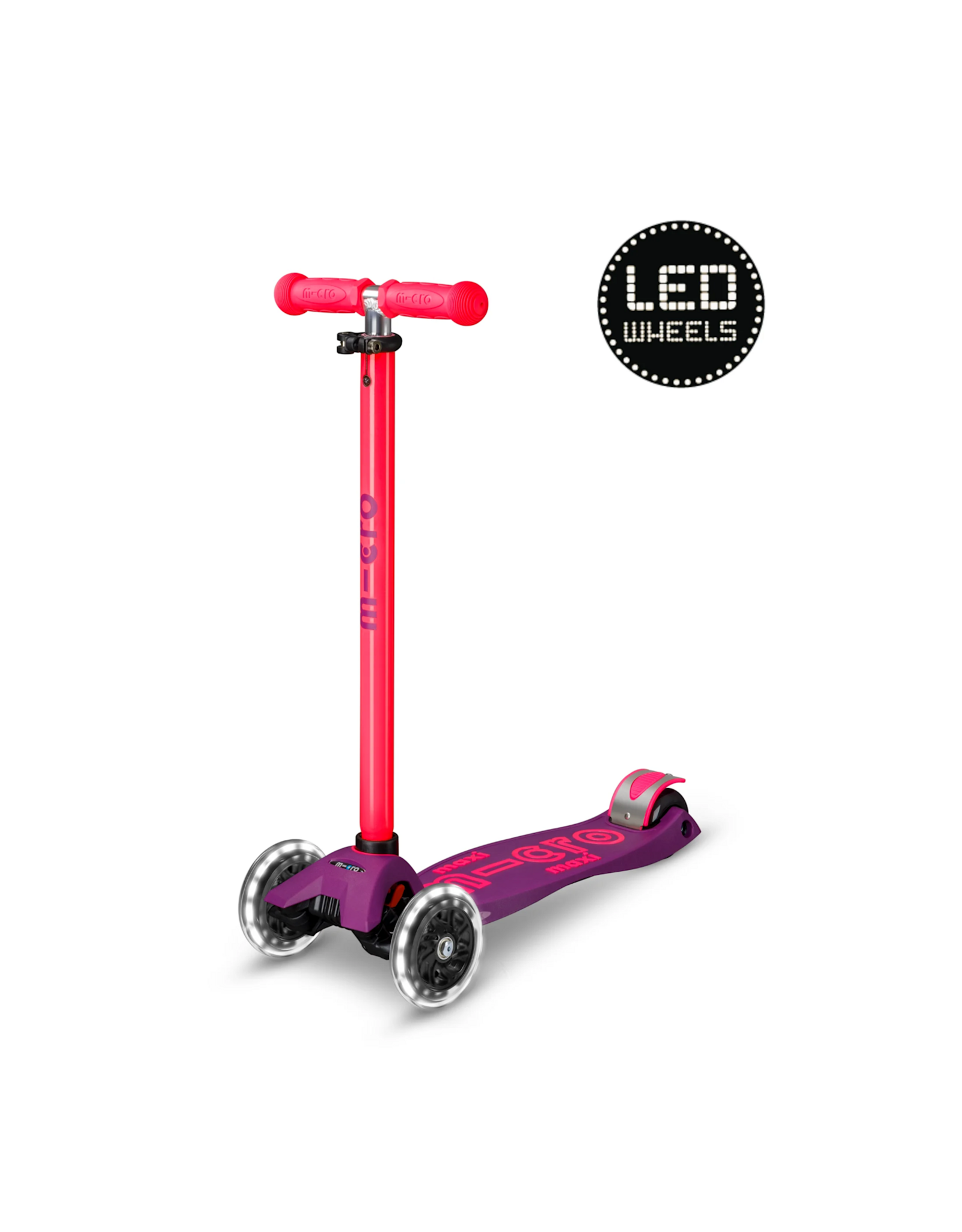 Micro Step Maxi Micro step Deluxe LED paars/roze Neon