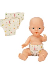 Heless Set katoenen poppenluiers Fruit