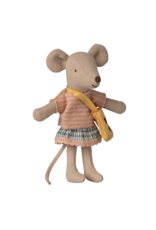 Maileg Kleine zus Muis met tas