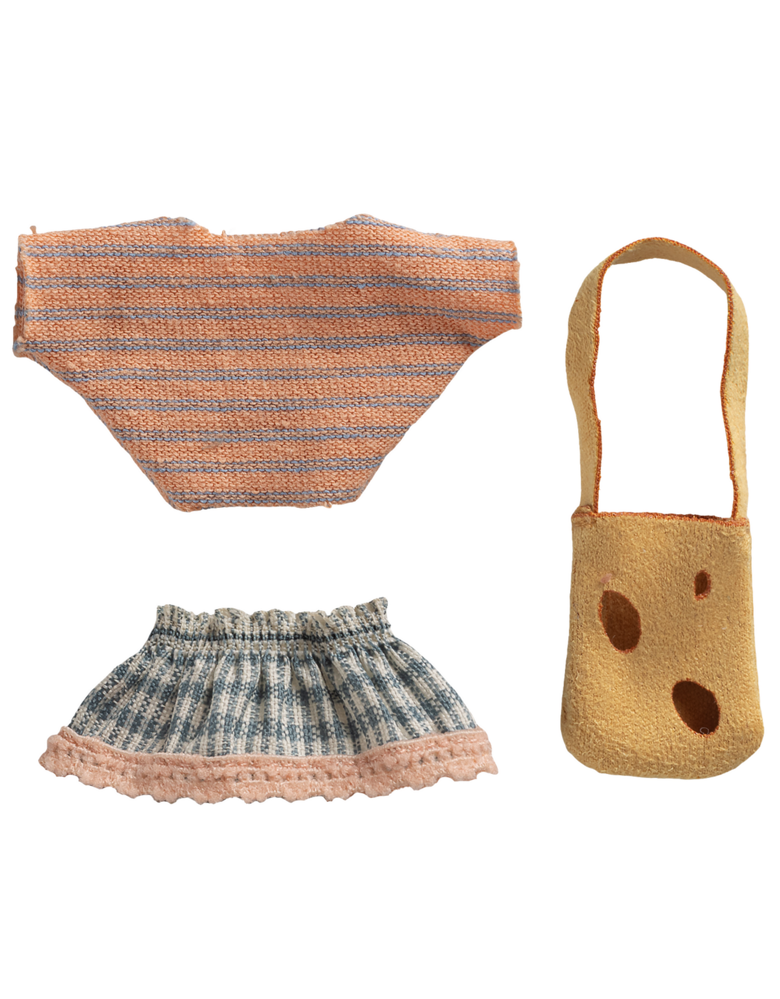 Maileg Kleine zus Muis met tas