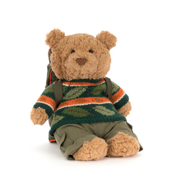Jellycat Bartholomew Bear Hiking Outfit
