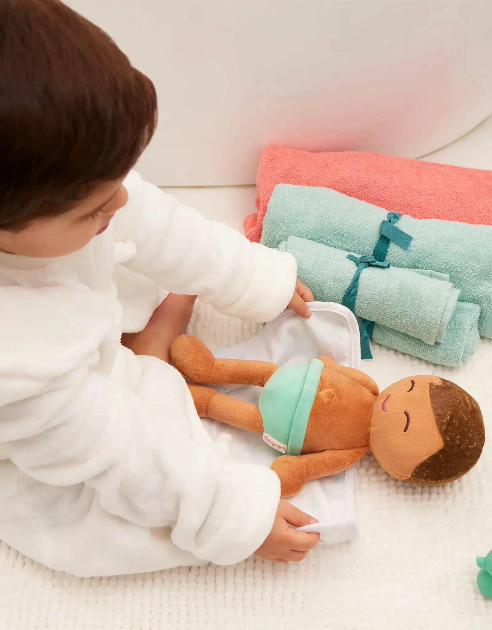 Lullababy Badpop jongen bruin